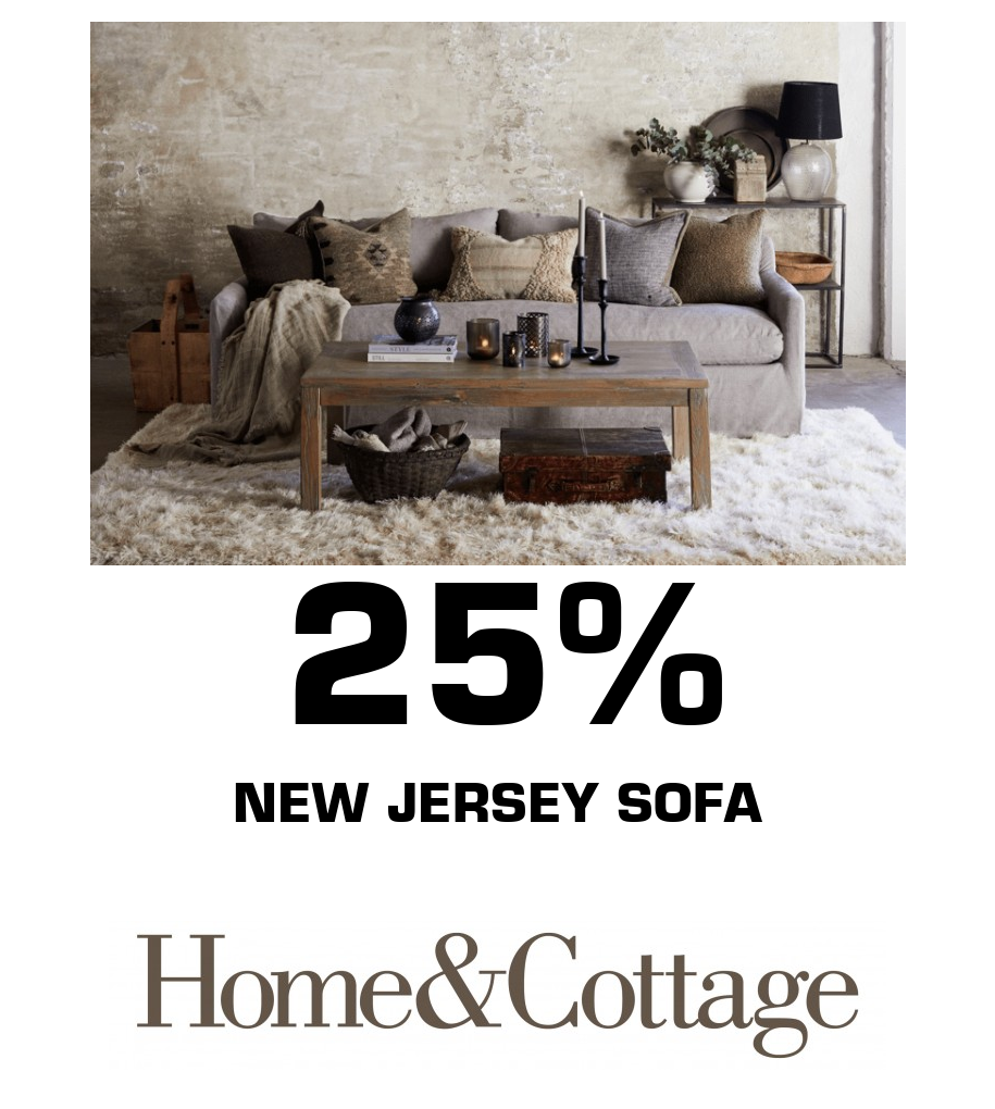 Home&Cottage: 25% New Jersey sofa