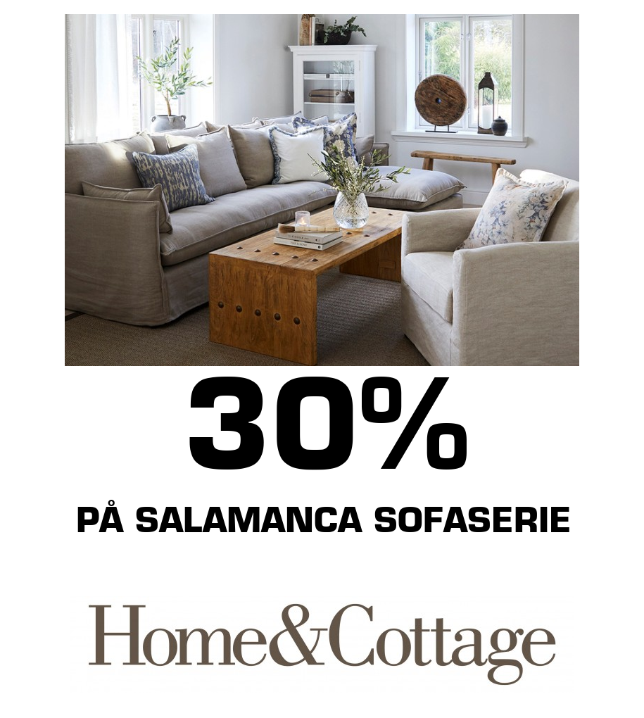 Home&Cottage: 30% på salamanca sofaserie
