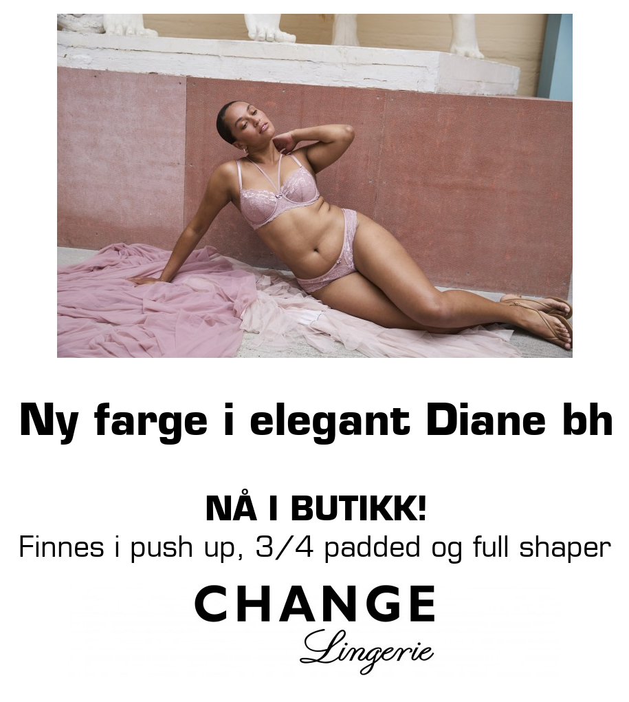 Change: Ny farge i elegant Diane bh nå i butikk! Finnes i push up, 3/4 padded og full shaper