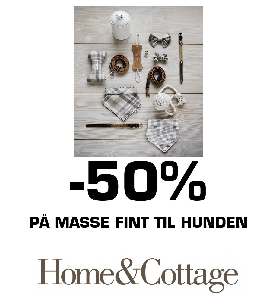 Home&Cottage: -50% på masse fint til hunden