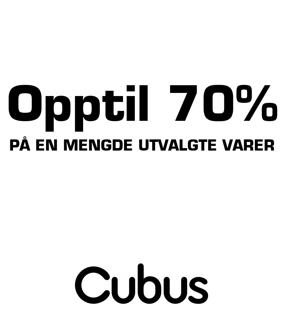 Cubus: Opptil 70% PÅ EN MENGDE UTVALGTE VARER