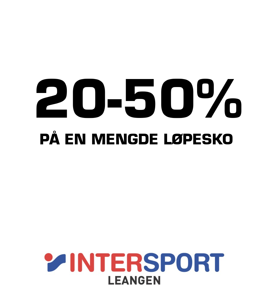 Intersport: 20-50% På en mengde LØPESKO