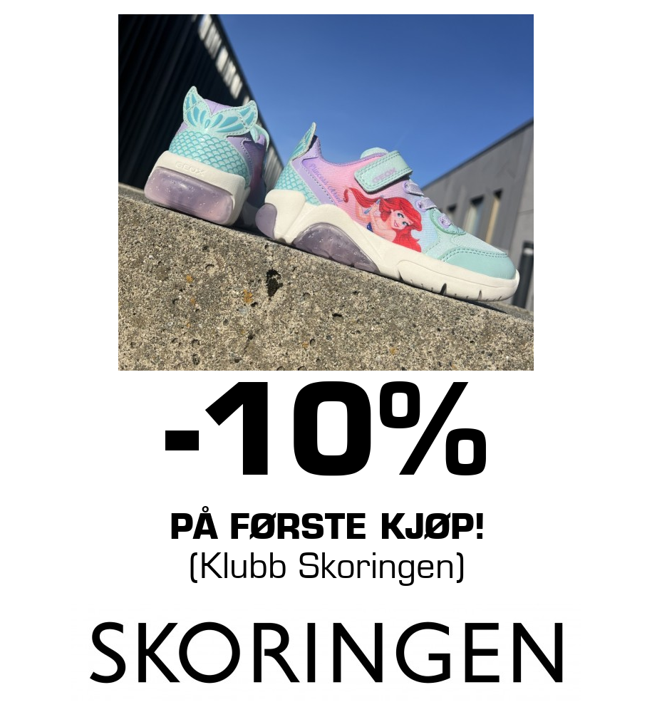 Skoringen: -10% PÅ første kjøp! (Klubb Skoringen)