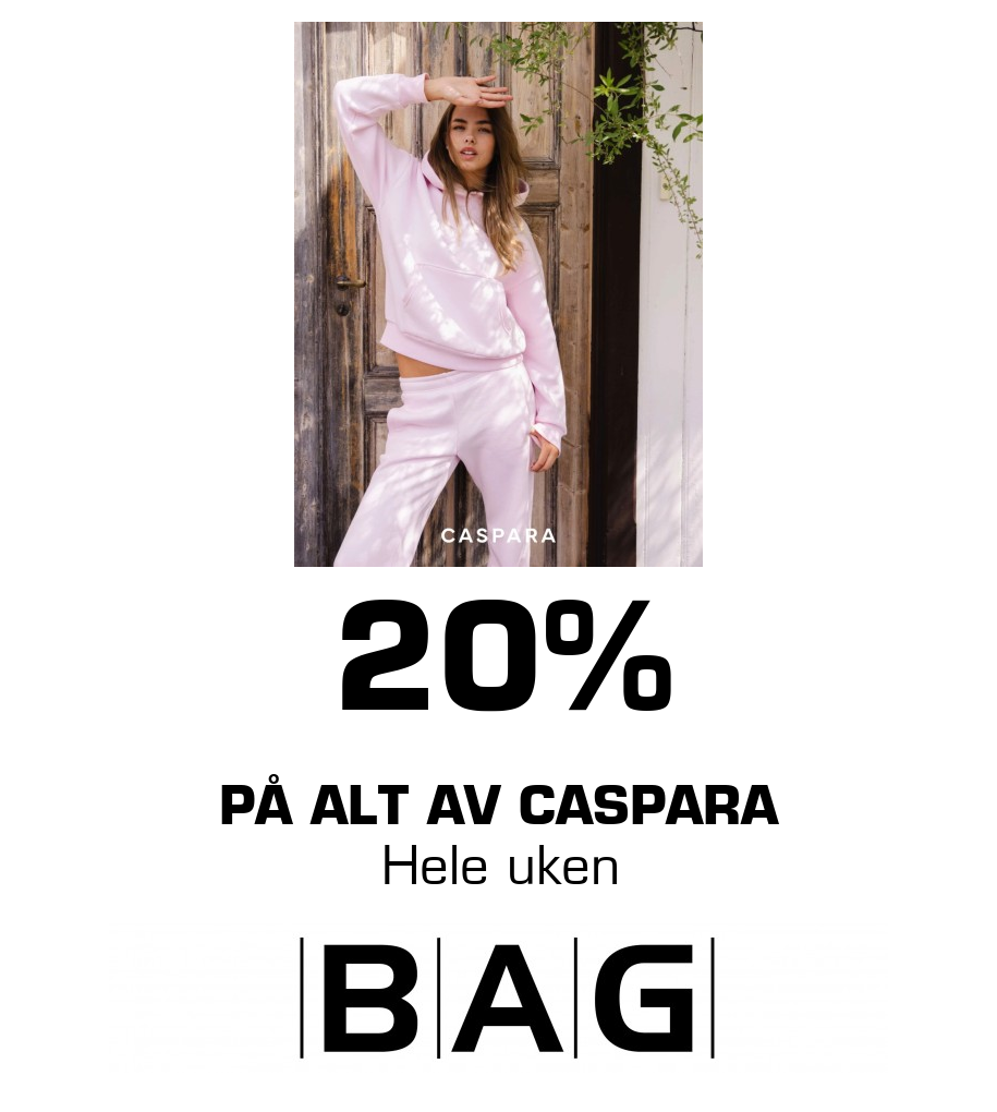BAG: 20% På alt av Caspara Hele uken