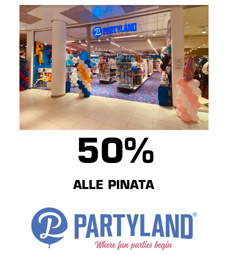 Partyland: 50% ALLE PINATA