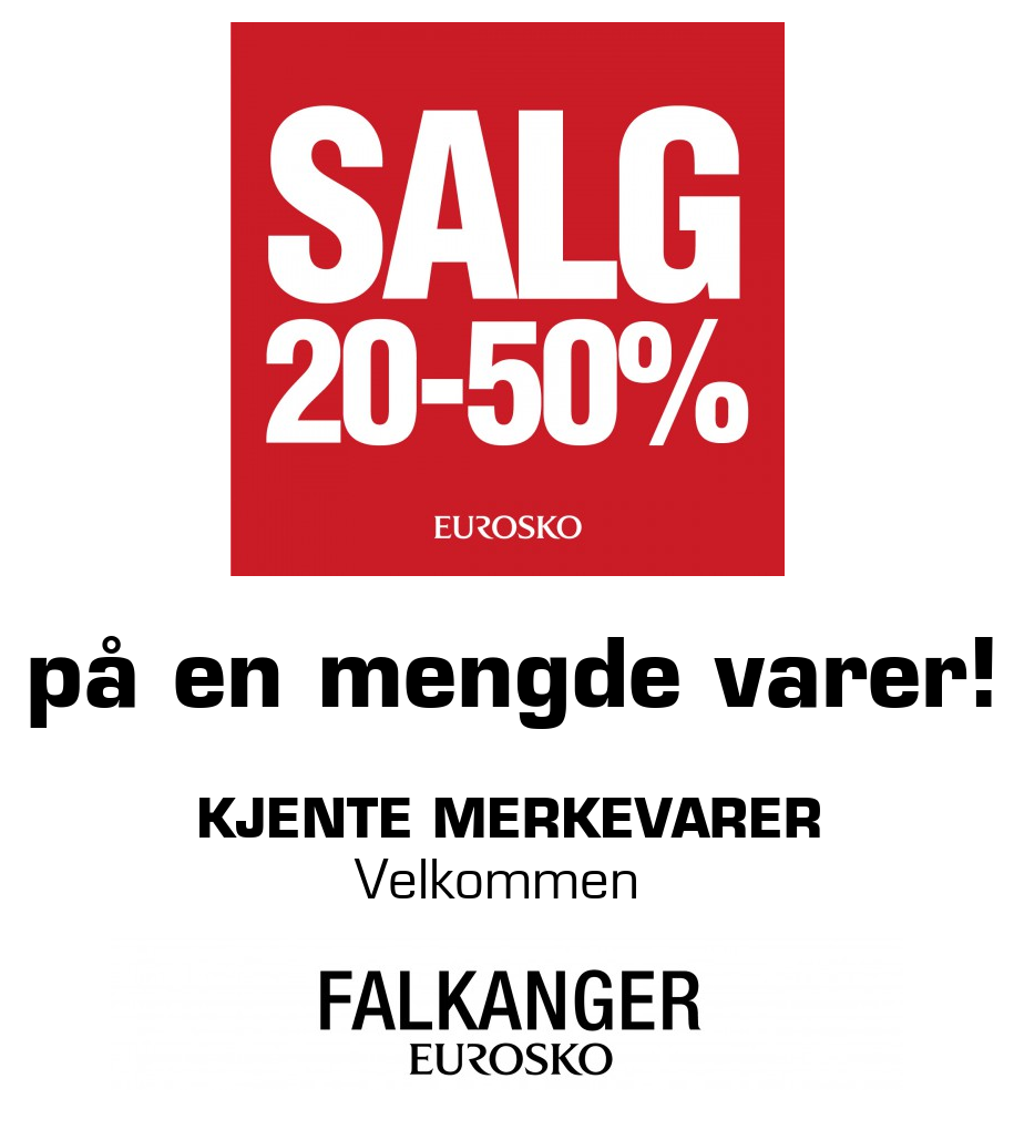 Falkanger Sko: på en mengde varer! kjente merkevarer Velkommen