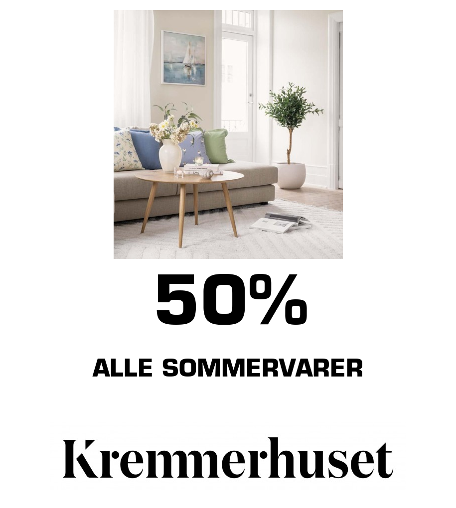 Kremmerhuset: 50% Alle Sommervarer