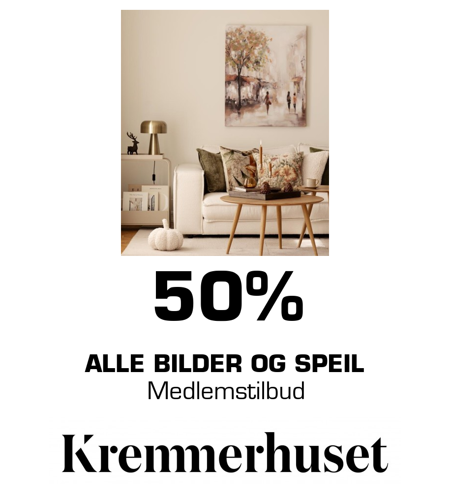 Kremmerhuset: 50% Alle bilder og Speil Medlemstilbud