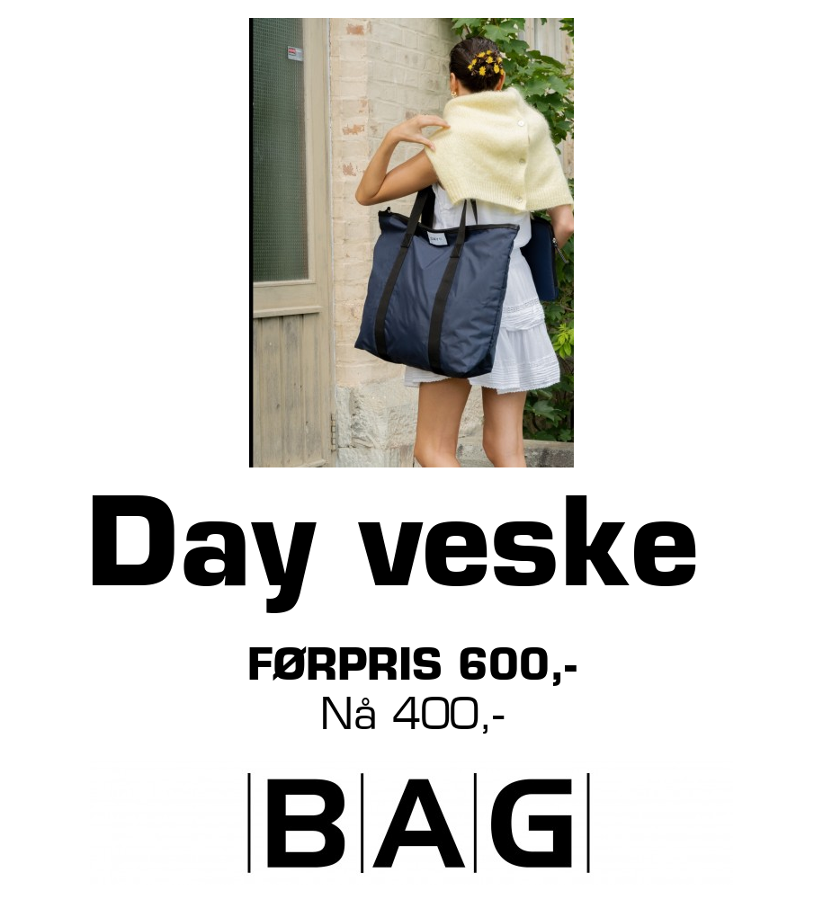 BAG: Day veske Førpris 600,- Nå 400,-