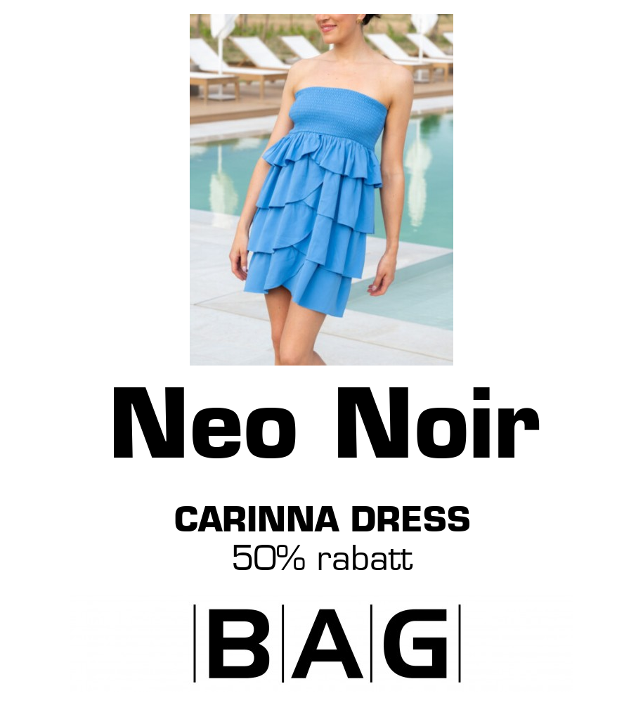 BAG: Neo Noir Carinna dress 50% rabatt