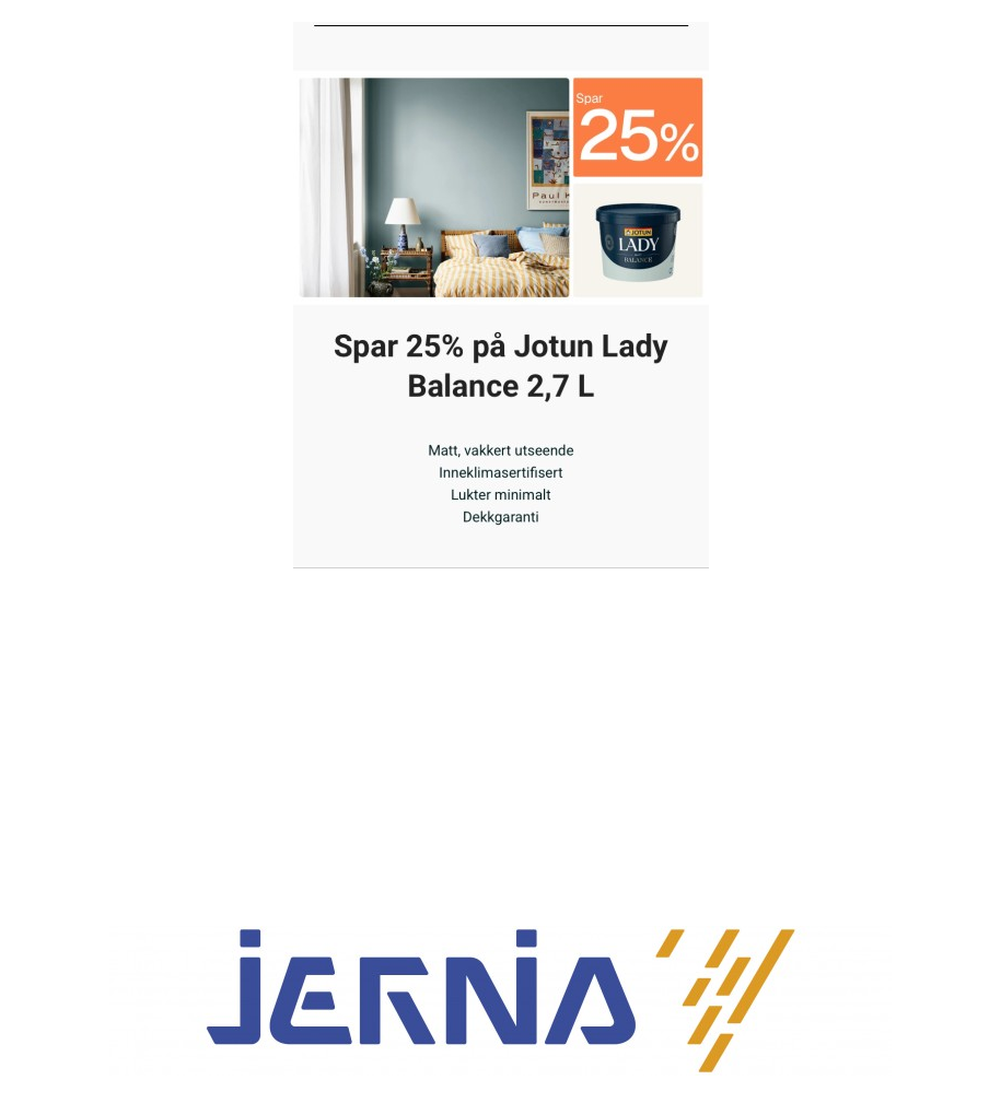 Jernia: Tilbud