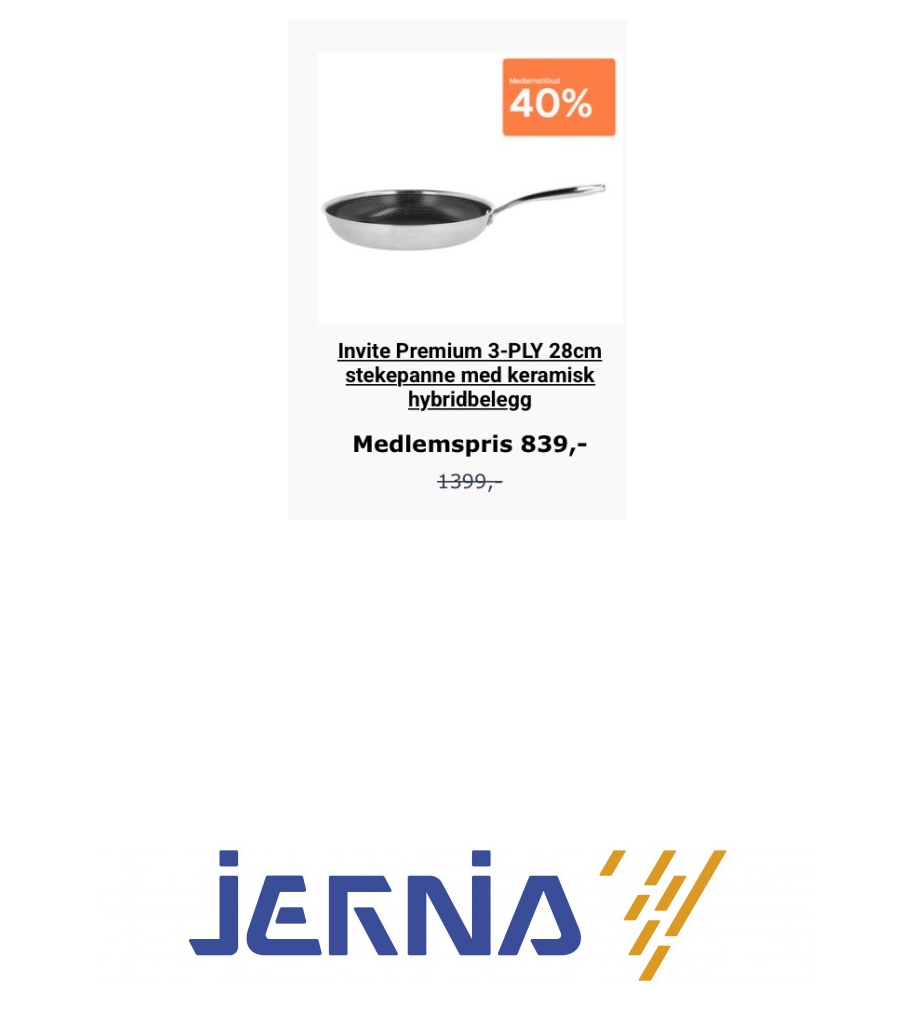 Jernia: Tilbud