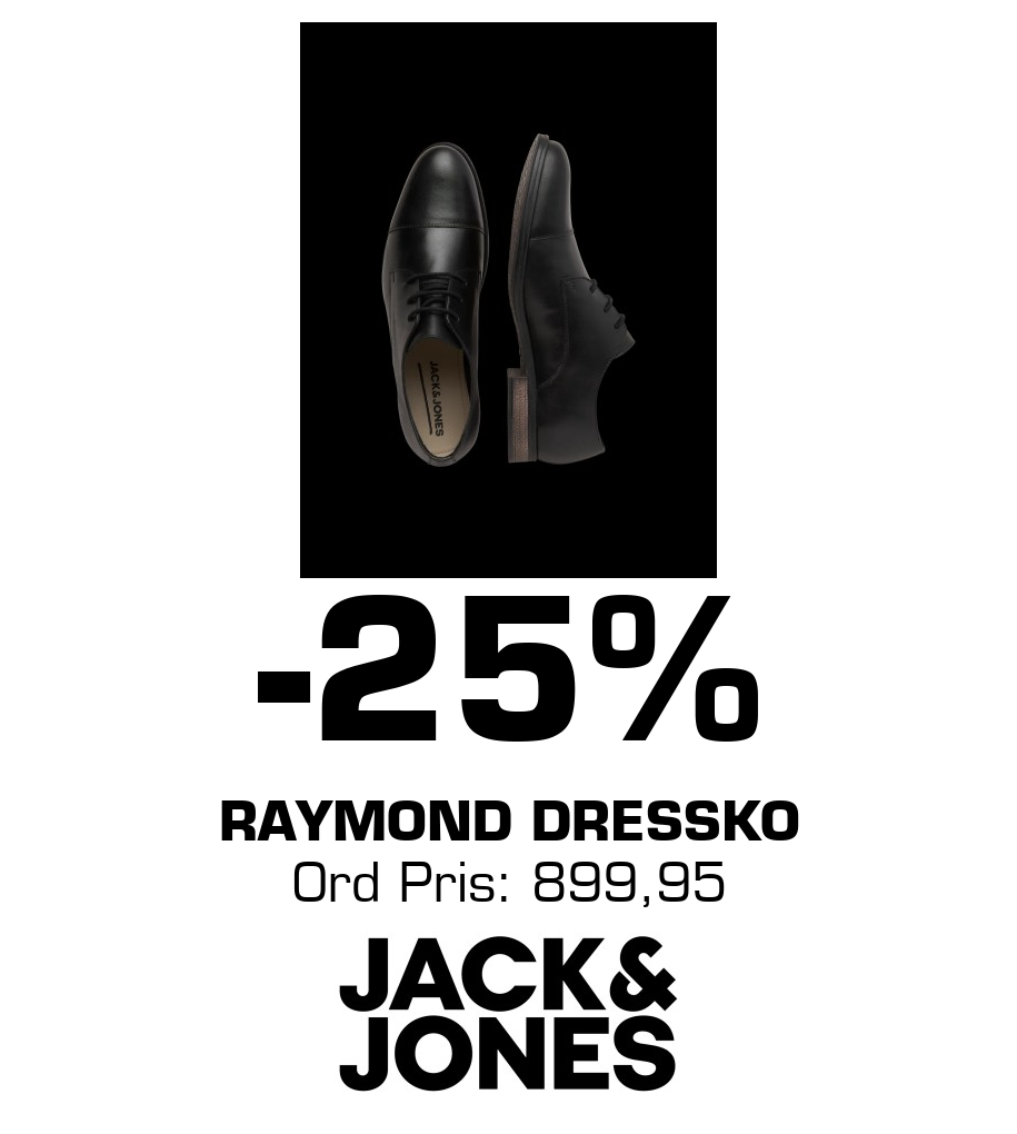 Jack & Jones Store: -25% Raymond dressko Ord Pris: 899,95