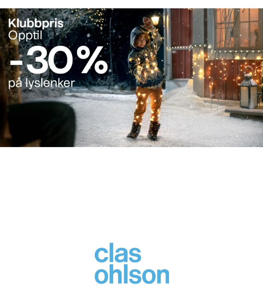 Clas Ohlson: Tilbud