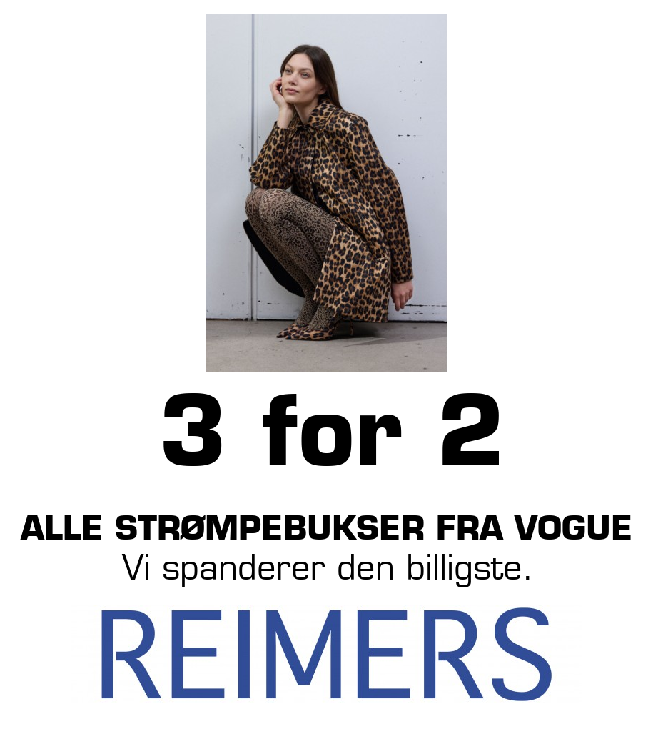 Reimers: 3 for 2 Alle strømpebukser fra VOGUE Vi spanderer den billigste.
