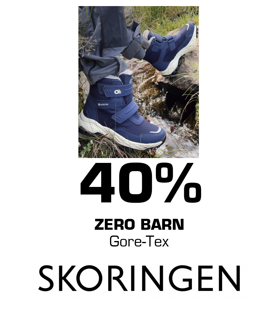 Skoringen: 40% Zero Barn Gore-Tex