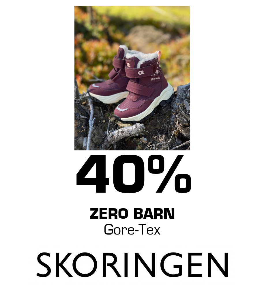 Skoringen: 40% Zero Barn Gore-Tex