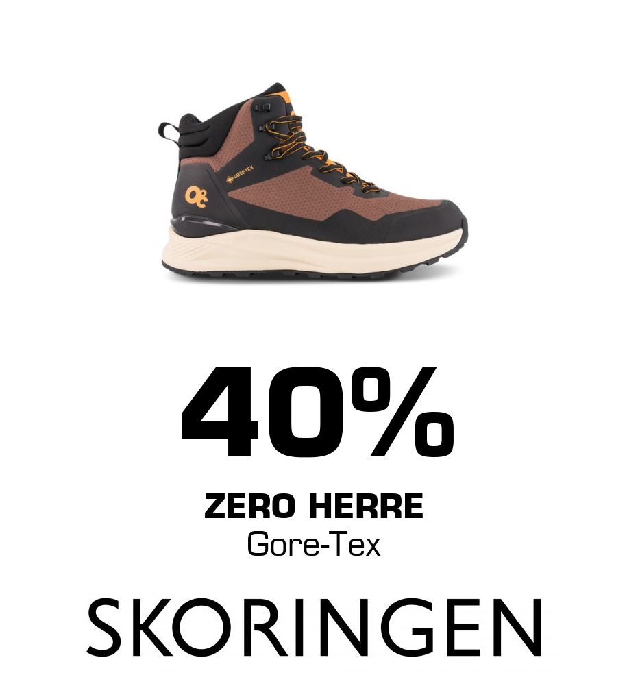 Skoringen: 40% Zero Herre Gore-Tex