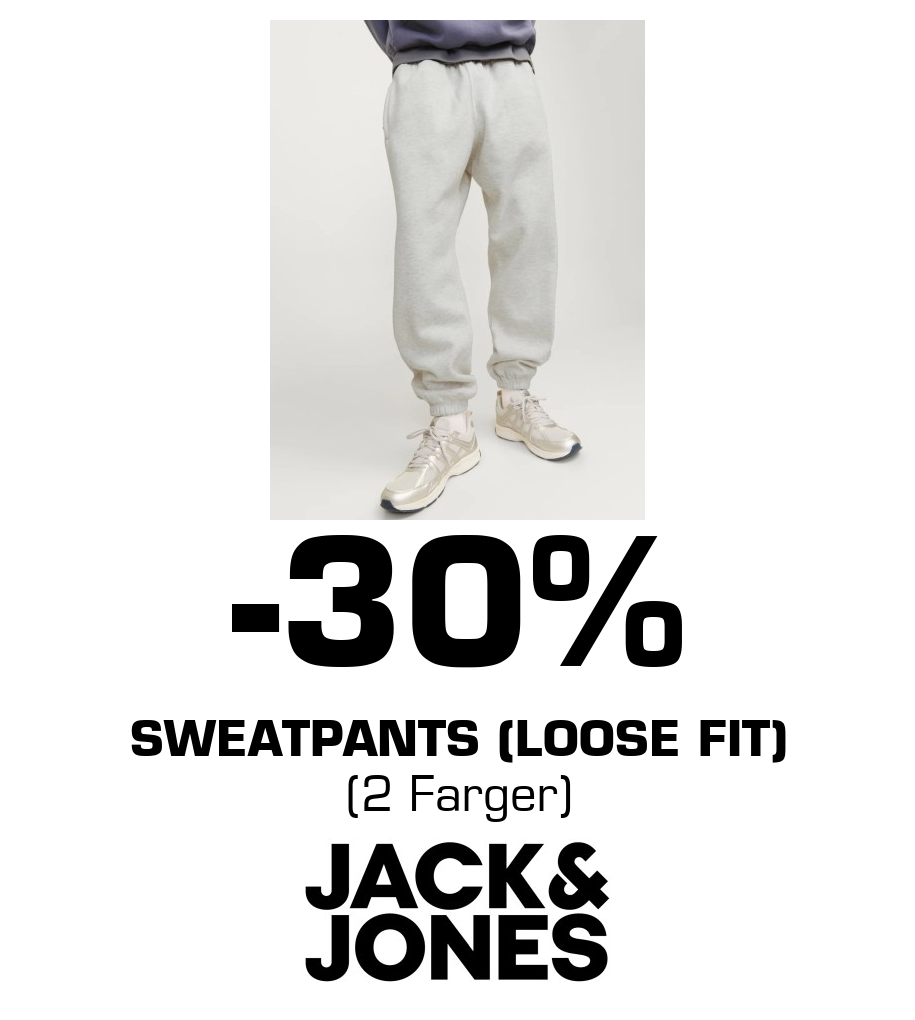Jack & Jones Store: -30% Sweatpants (Loose Fit) (2 Farger)