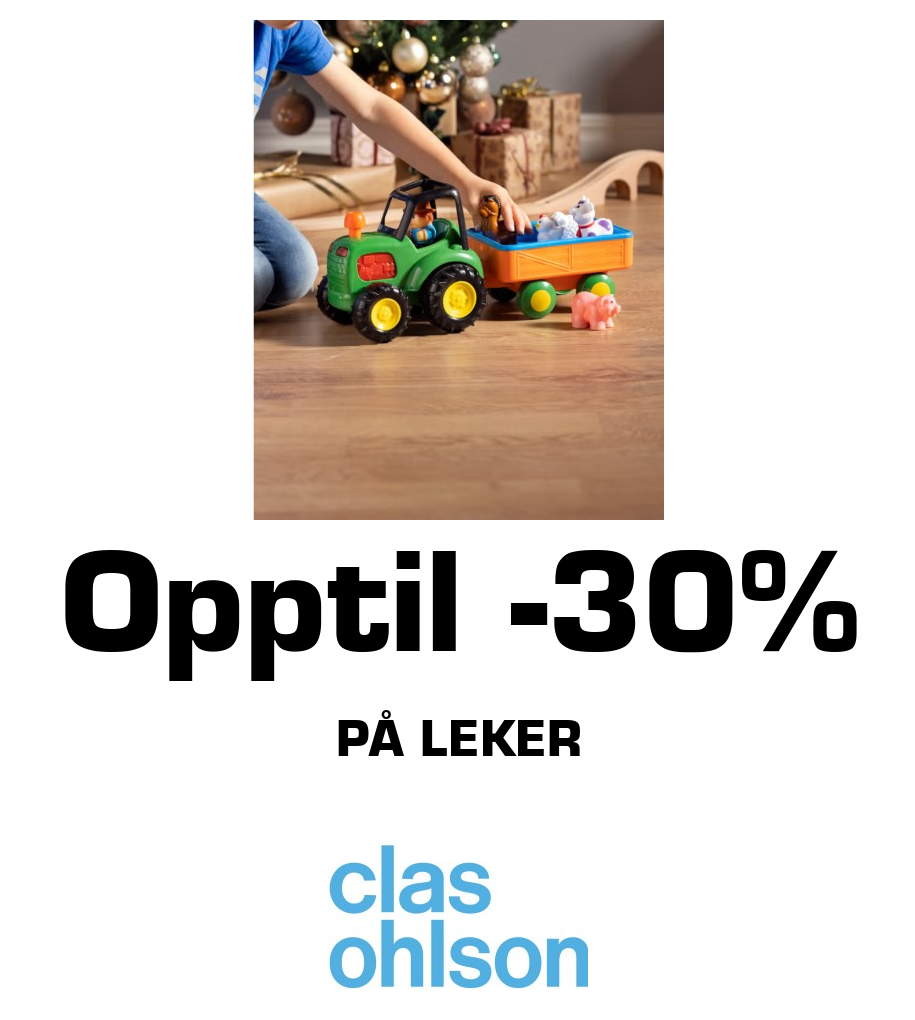 Clas Ohlson: Opptil -30% På leker