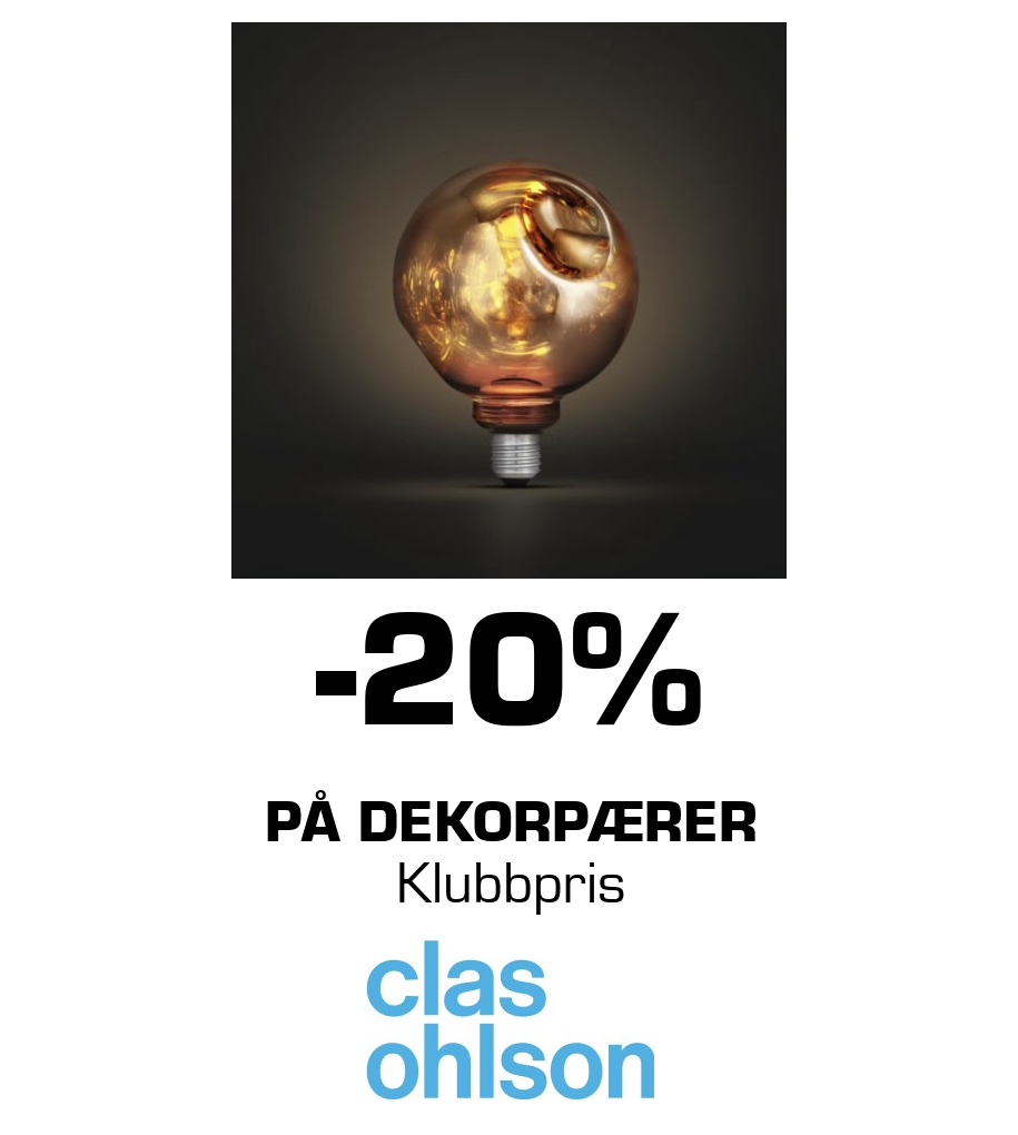Clas Ohlson: -20% På dekorpærer Klubbpris