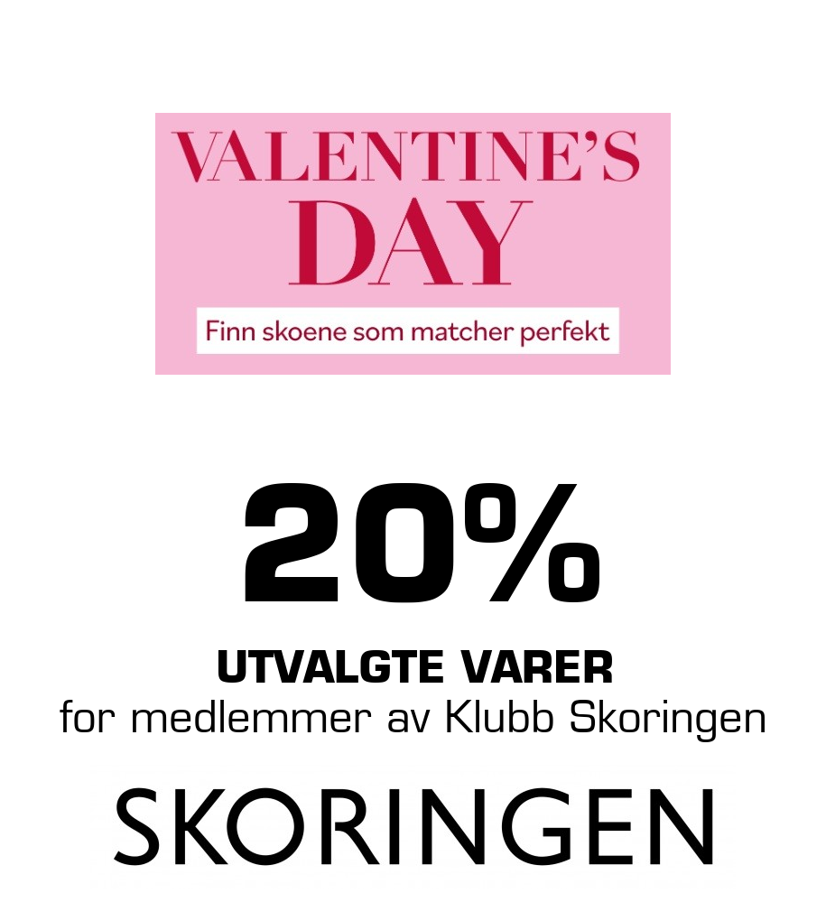 Skoringen: 20% Utvalgte varer for medlemmer av Klubb Skoringen