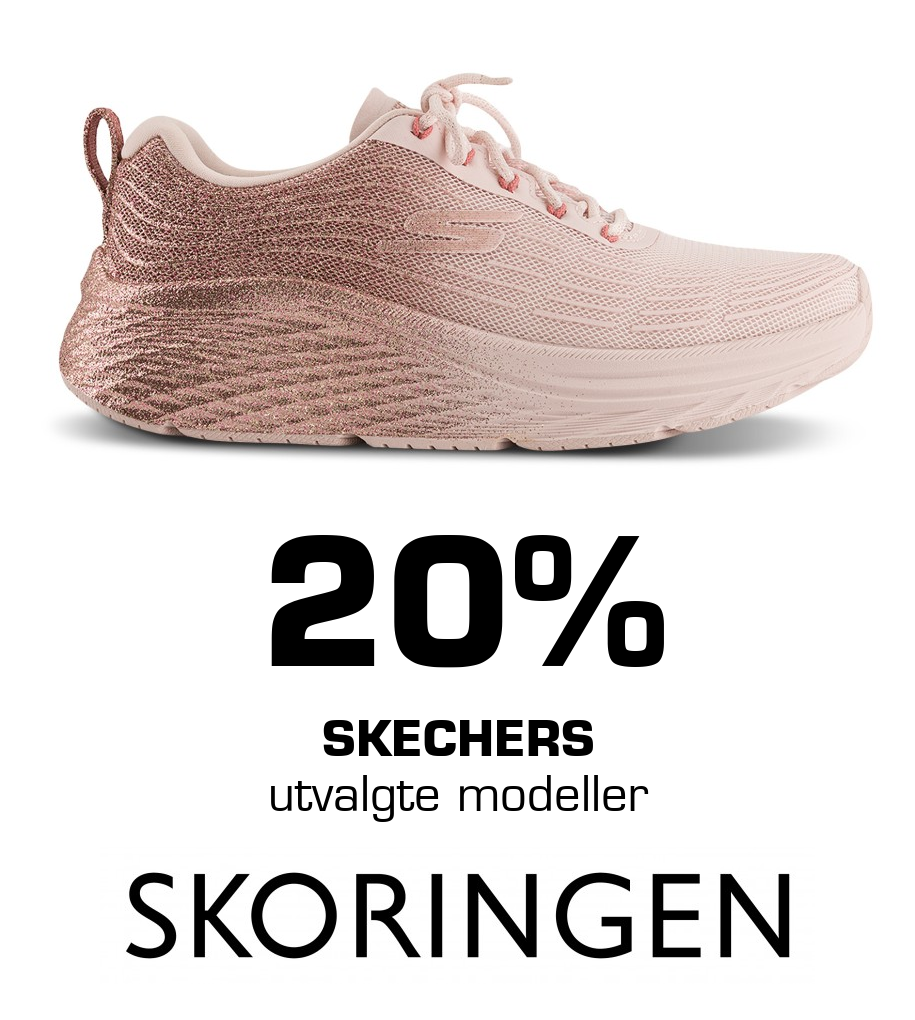 Skoringen: 20% skechers utvalgte modeller