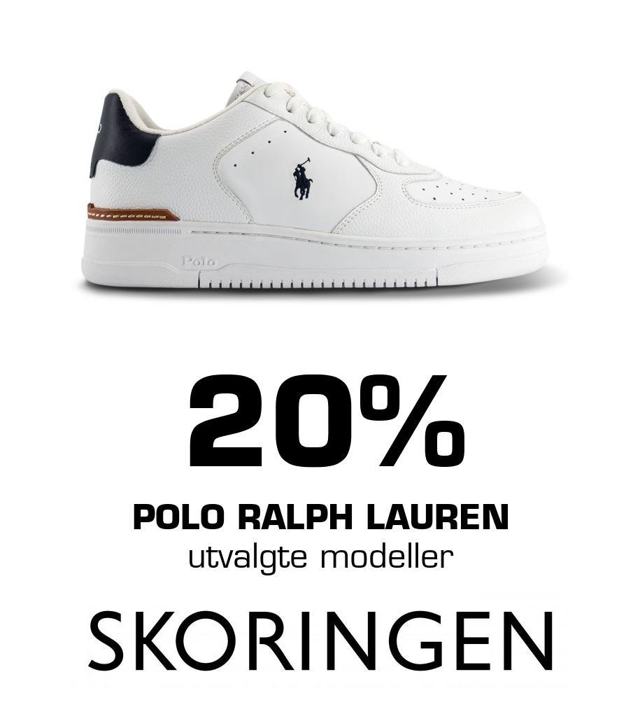 Skoringen: 20% Polo ralph Lauren utvalgte modeller