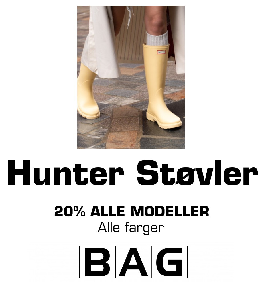 BAG: Hunter Støvler 20% Alle Modeller Alle farger