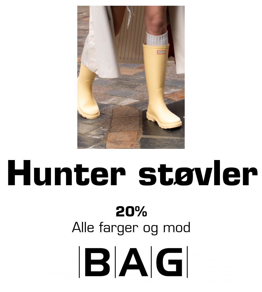 BAG: Hunter støvler 20% Alle farger og mod