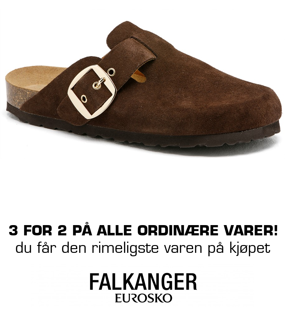 Falkanger Sko: 3 for 2 på alle ordinære varer! du får den rimeligste varen på kjøpet