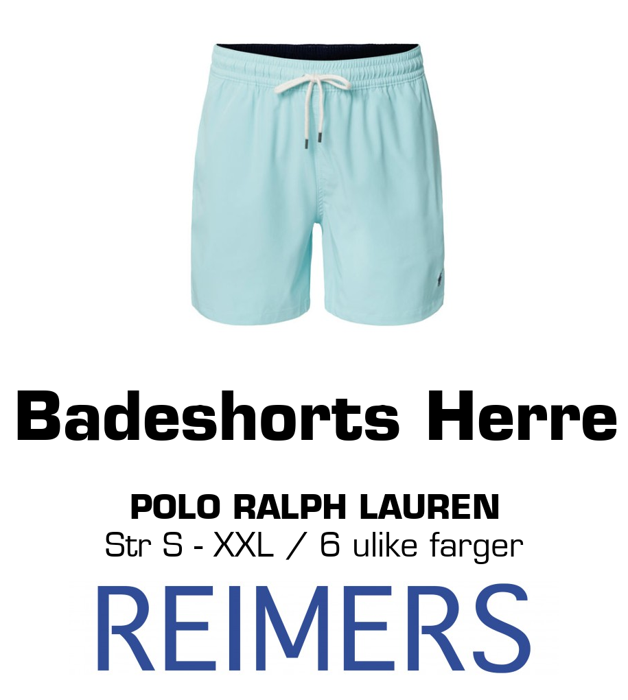 Reimers: Badeshorts Herre Polo Ralph Lauren Str S - XXL / 6 ulike farger