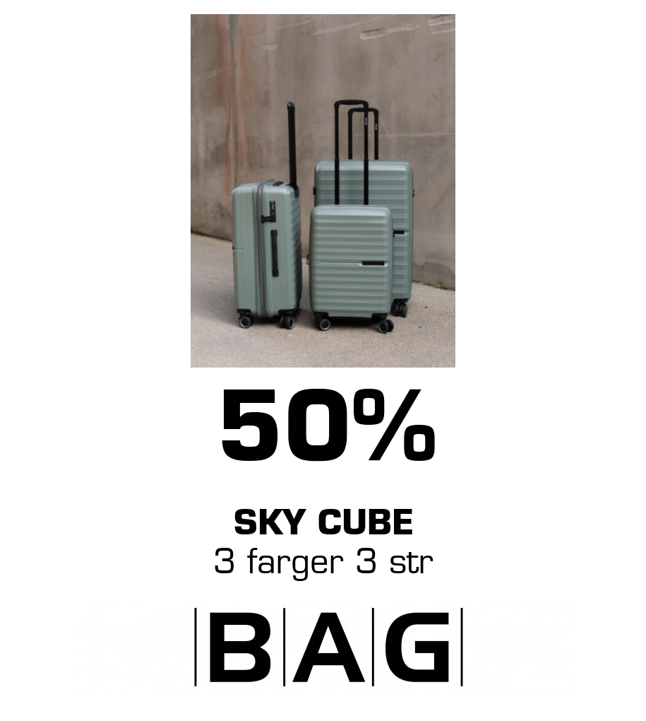 BAG: 50% Sky Cube 3 farger 3 str