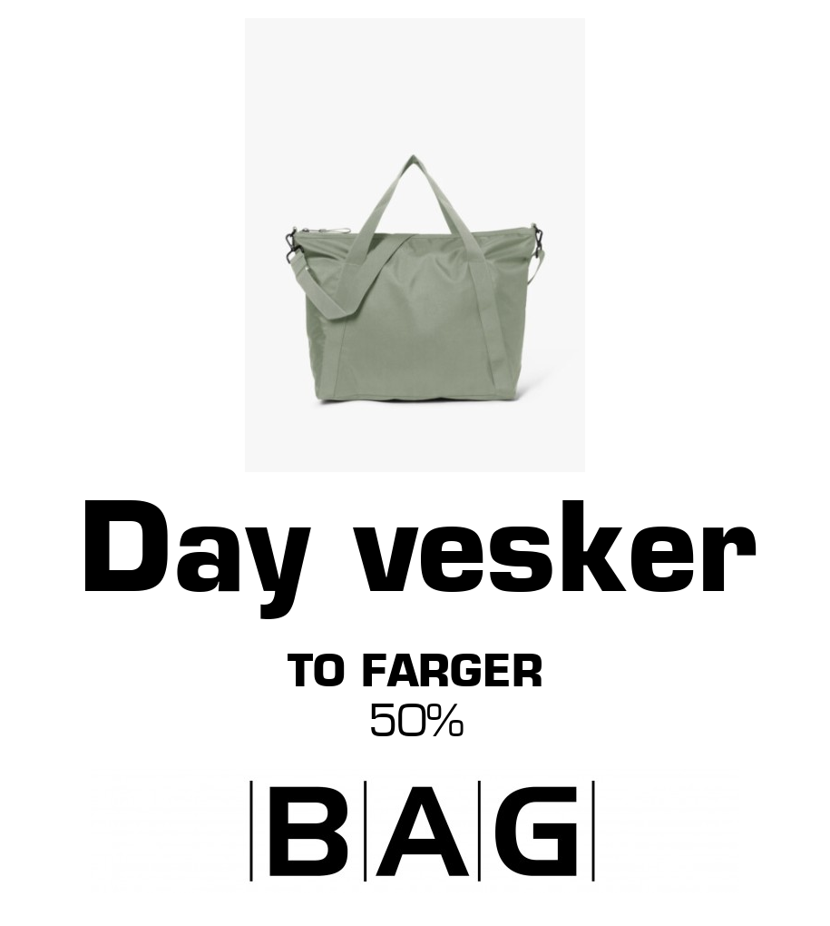 BAG: Day vesker To farger 50%