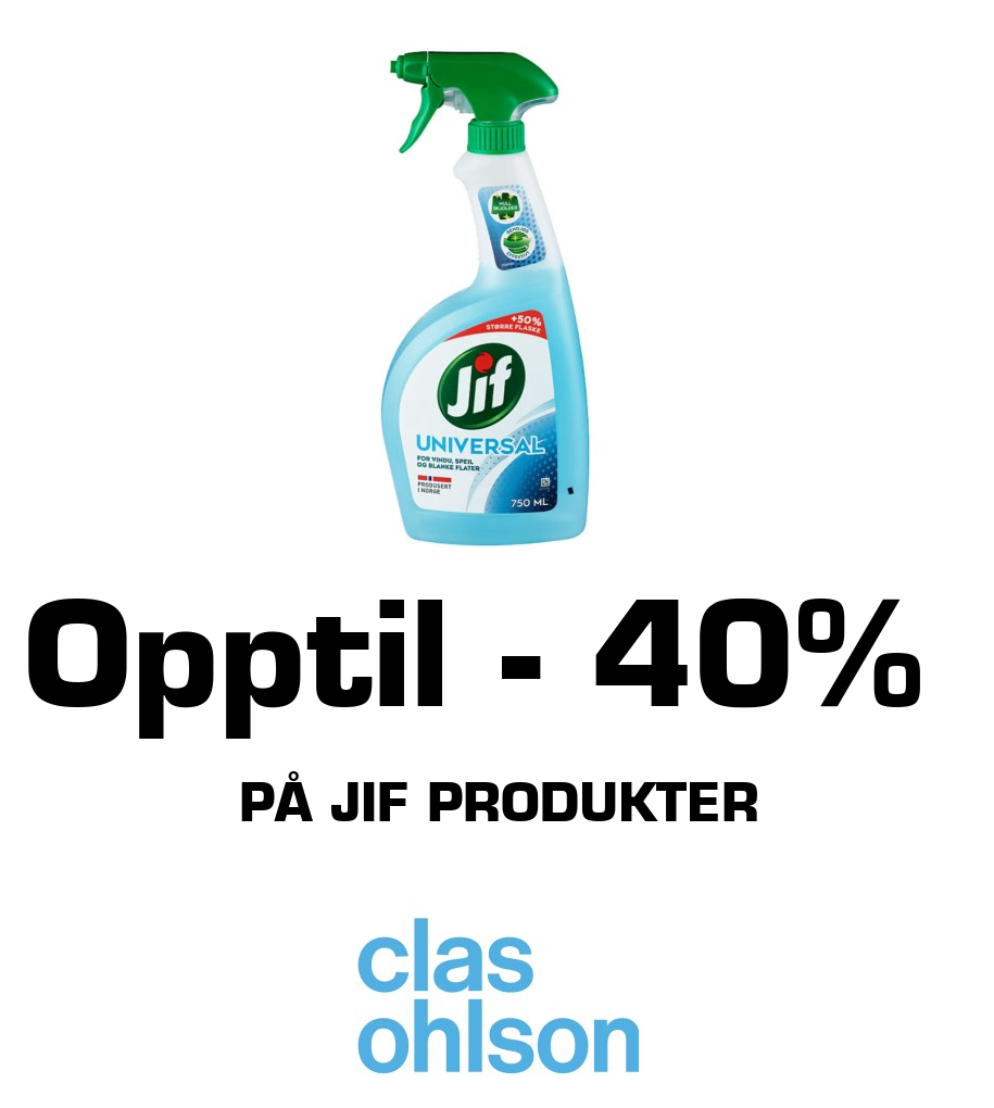 Clas Ohlson: Opptil - 40% På Jif produkter