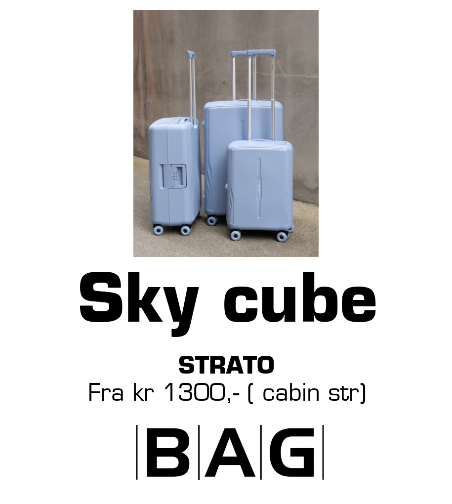 BAG: Sky cube Strato Fra kr 1300,- ( cabin str)