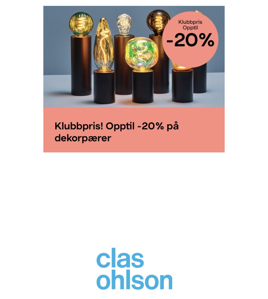 Clas Ohlson: Tilbud