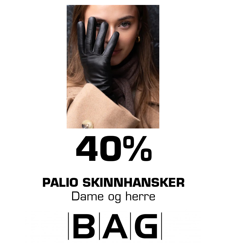 BAG: 40% Palio skinnhansker Dame og herre
